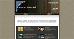 Desktop Screenshot of premierfencekc.com